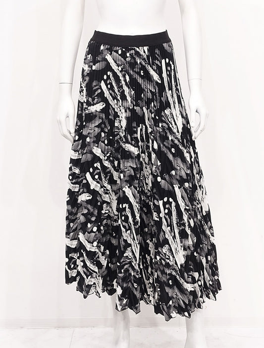 ＜SPECCHIO＞アコーディオンヘリンボーンプリーツスカート