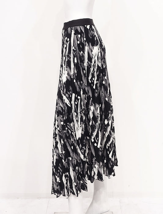 ＜SPECCHIO＞アコーディオンヘリンボーンプリーツスカート