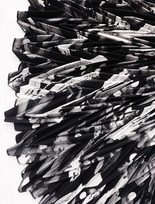 ＜SPECCHIO＞アコーディオンヘリンボーンプリーツスカート