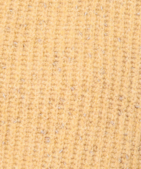 ラメホイルフレンチモックネックプルオーバー