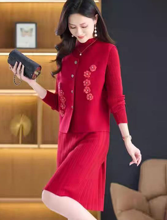 エレガントラインベストワンピセットアップ