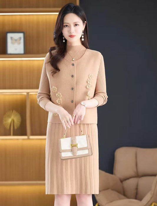 エレガントラインベストワンピセットアップ