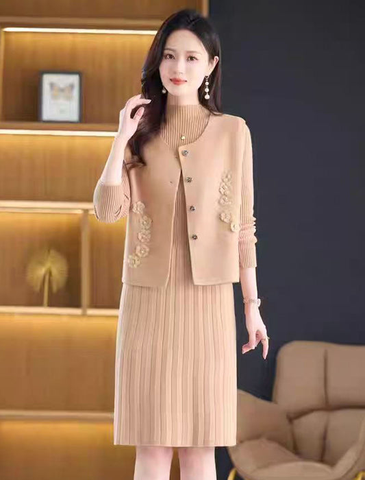 エレガントラインベストワンピセットアップ