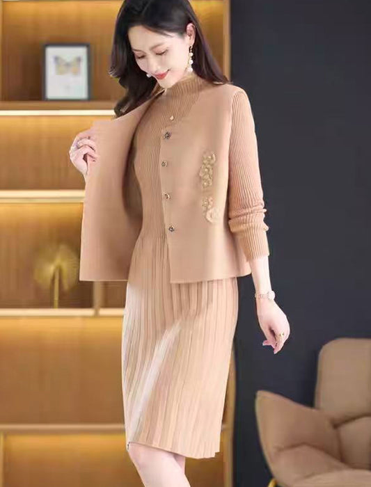 エレガントラインベストワンピセットアップ