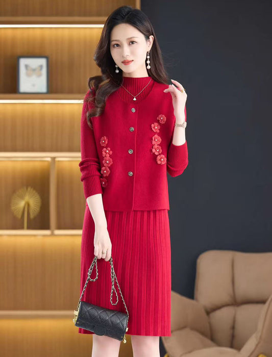 エレガントラインベストワンピセットアップ