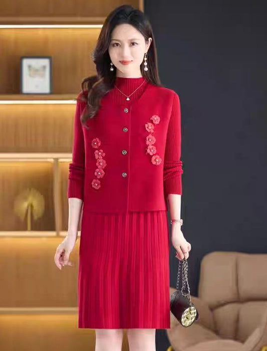 エレガントラインベストワンピセットアップ