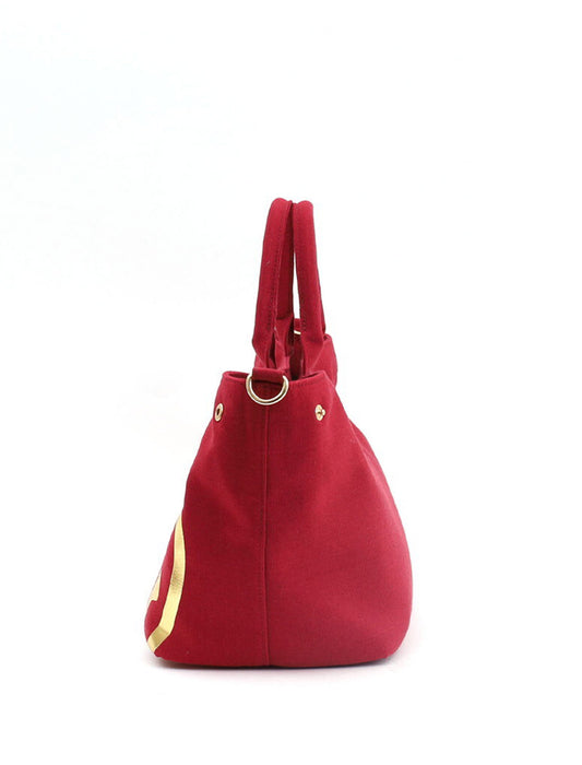 SMILEYロゴパール×箔プリント2WAYトートバッグ