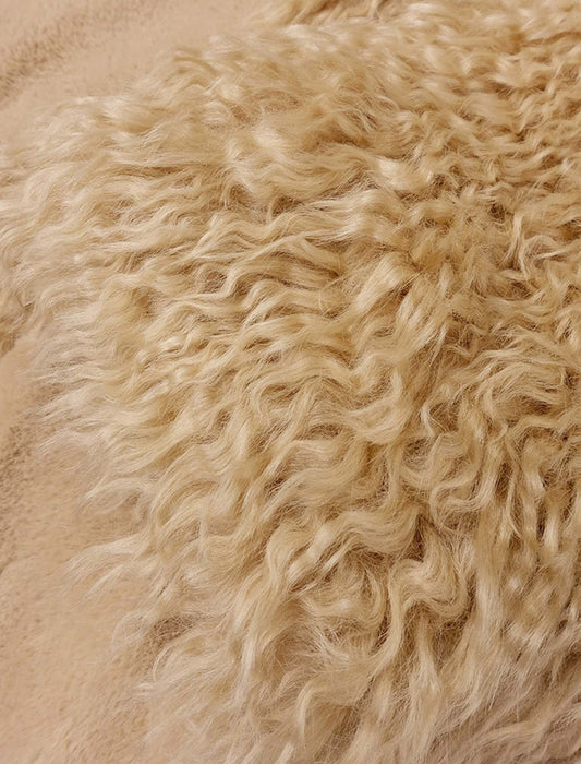 ＜SPECCHIO＞異素材MIXシャギーファーショートコート