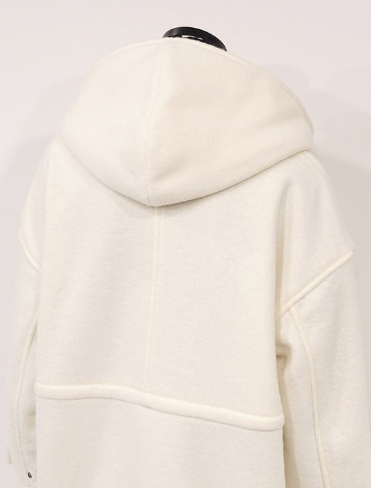 ＜SPECCHIO＞シープボア フーデッドコクーンコート　