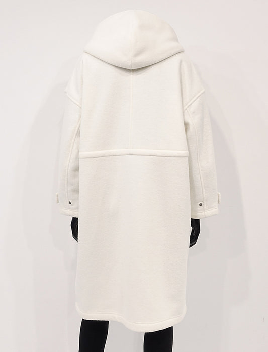 ＜SPECCHIO＞シープボア フーデッドコクーンコート　