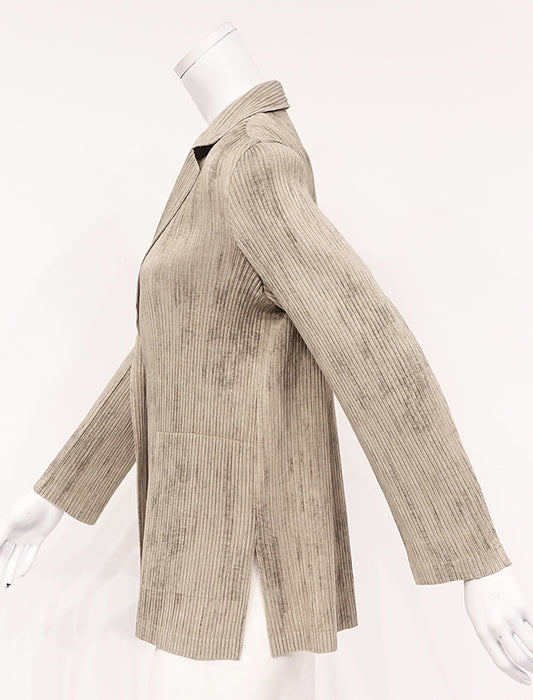 ＜SPECCHIO＞クリスタルランダムプリーツ テーラージャケット