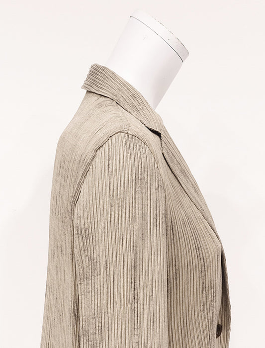 ＜SPECCHIO＞クリスタルランダムプリーツ テーラージャケット