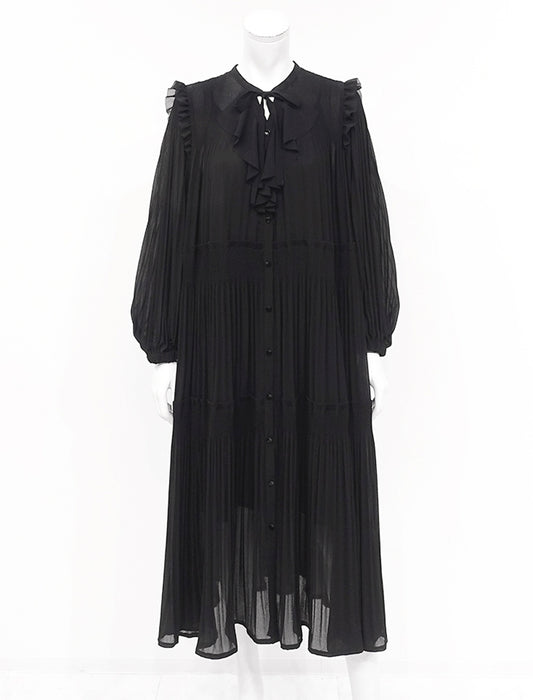 ＜SPECCHIO＞前開きティアード フリルワンピース