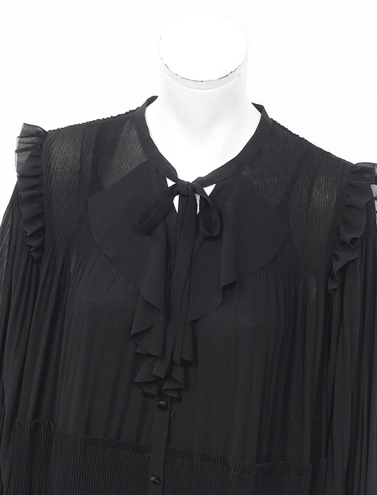 ＜SPECCHIO＞前開きティアード フリルワンピース