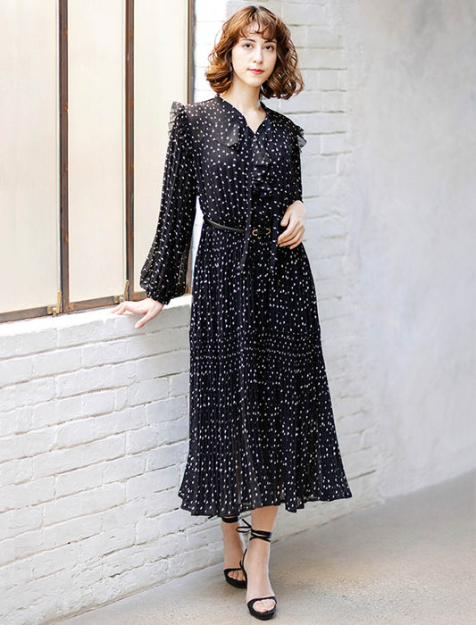 ＜SPECCHIO＞前開きティアード フリルワンピース