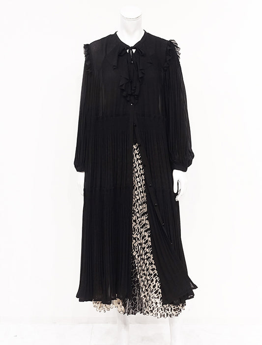 ＜SPECCHIO＞前開きティアード フリルワンピース