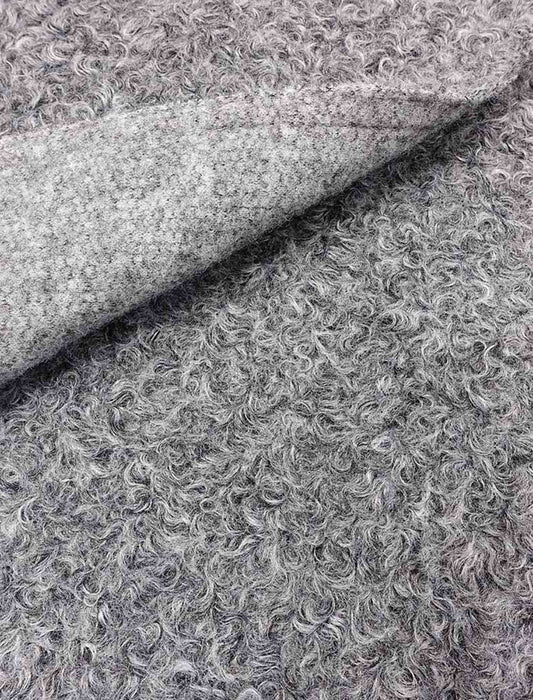 ＜SPECCHIO＞フェイクリングウール ノーカラーラップコート　