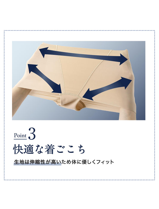 あったか小腹押さえパンツ＜シュート丈＞