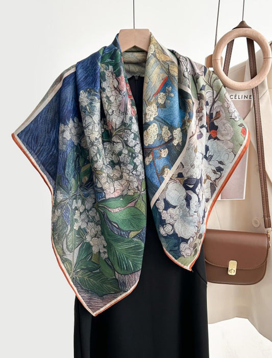 アートモチーフ大判スカーフ