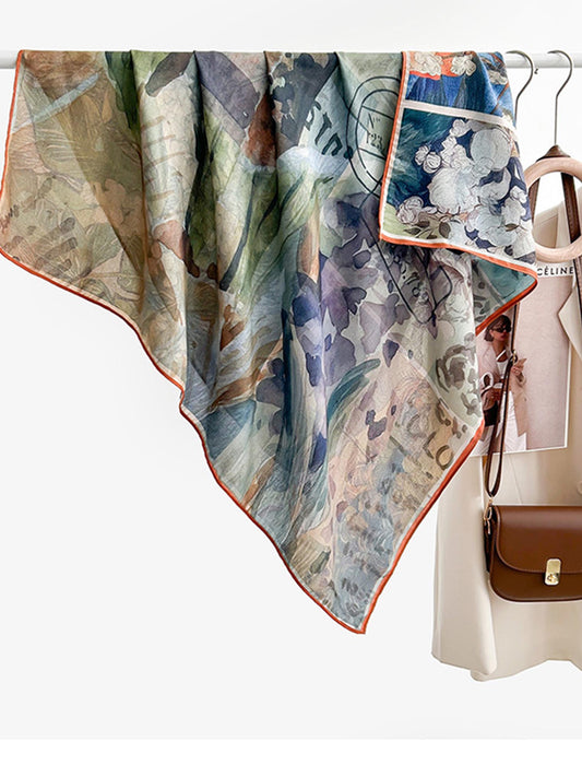 アートモチーフ大判スカーフ