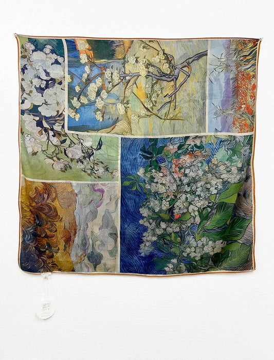 アートモチーフ大判スカーフ