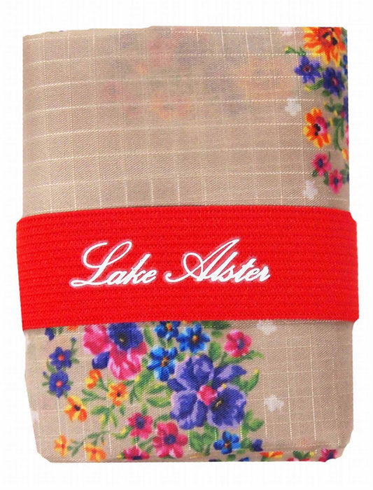 軽量 花柄プリント エコバッグ