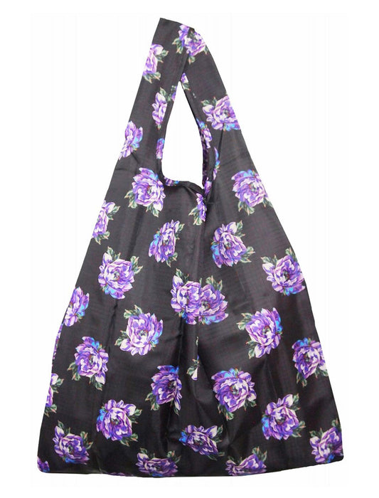 軽量 花柄プリント エコバッグ