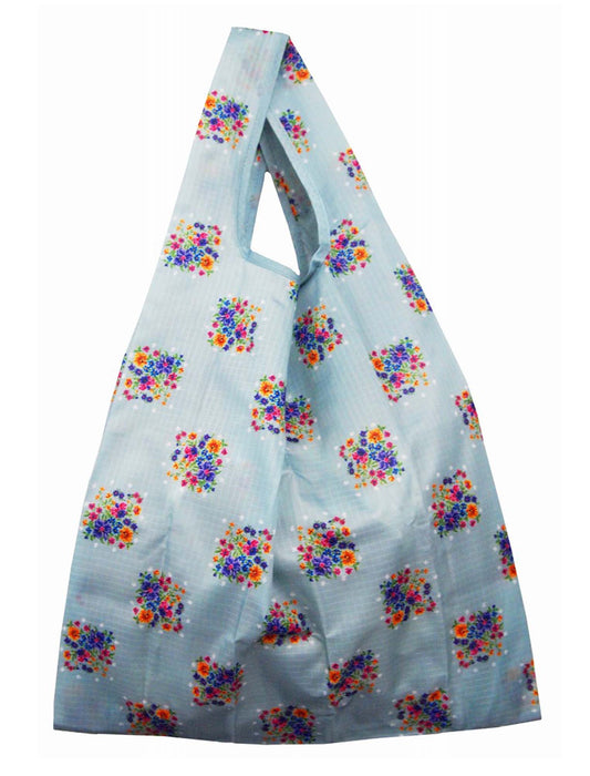 軽量 花柄プリント エコバッグ