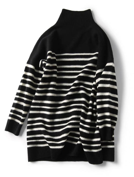 ボーダーニットチュニック