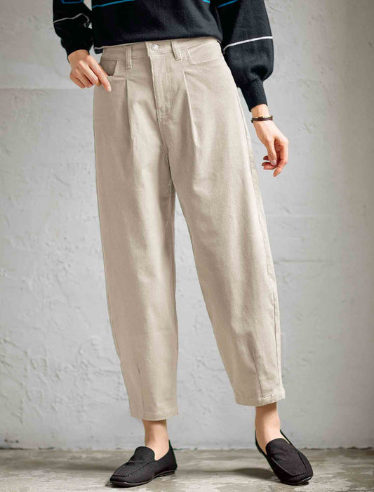 【受注】コーデュロイのコクーンパンツ