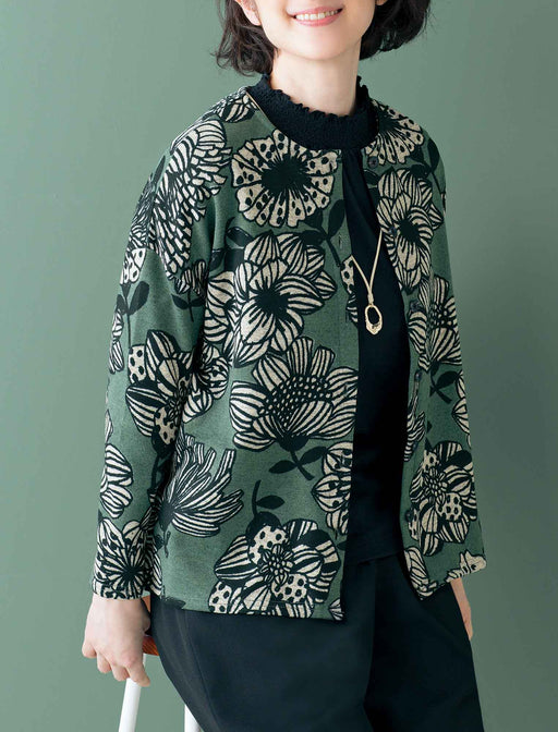 受注】大花プリントカーディガン | Northmall（ノースモール）暮らしを