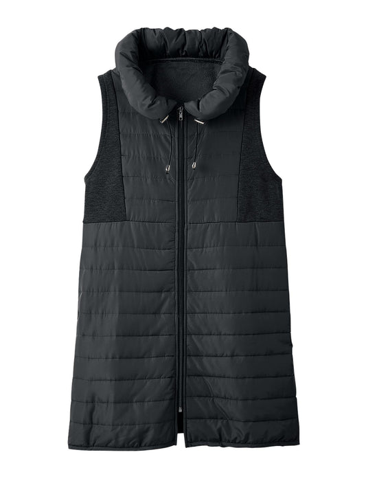 【受注】中わた×裏シャギーロングベスト