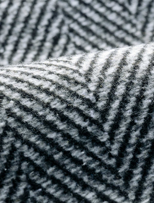 【受注】ヘリンボーン柄キーネックワンピース