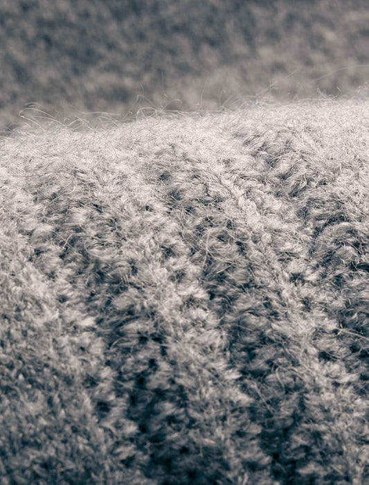 【受注】編み地変化ハイネックセーター