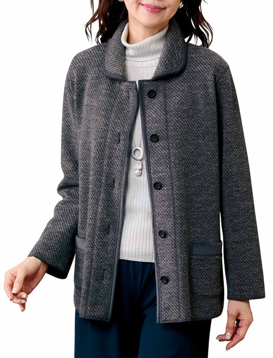 【受注】裏フリースニットジャケット