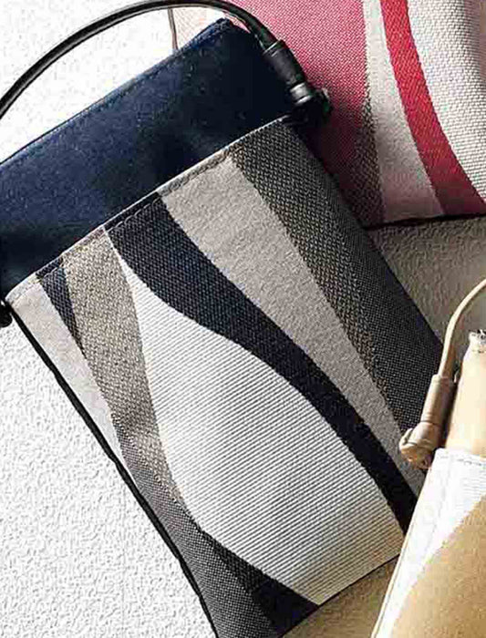 【受注】パンクリエーション尾州素材使用スマホポシェット