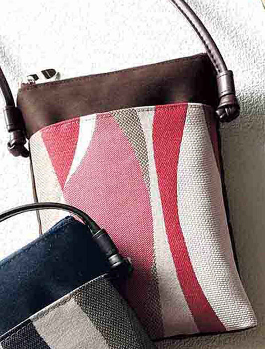 【受注】パンクリエーション尾州素材使用スマホポシェット