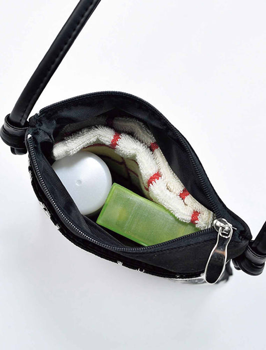 【受注】パンクリエーション尾州素材使用スマホポシェット