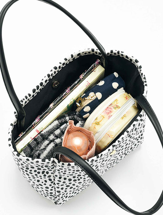 【受注】アニマルプリントダルメシアン柄トートバツグ