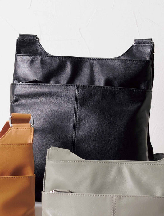 【受注】山羊革軽量ショルダーバッグ