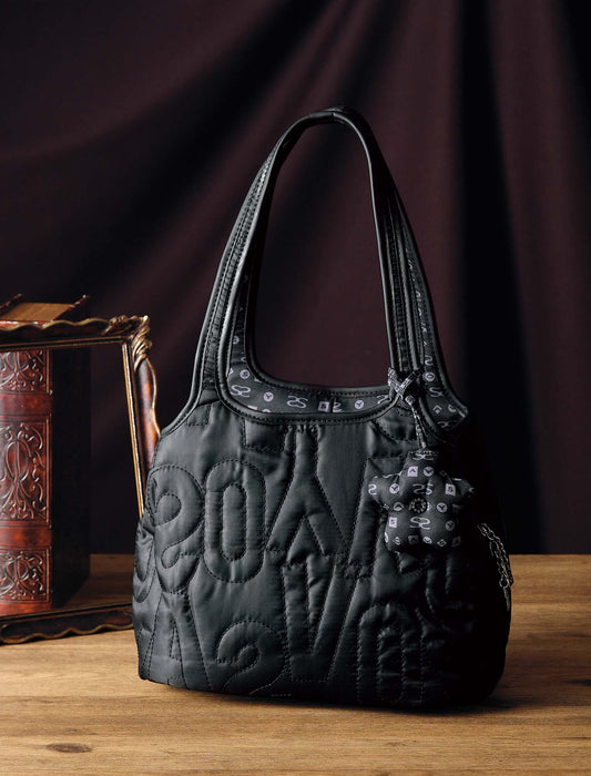 【受注】サボイ　チャーム付キルティング３層式バッグ