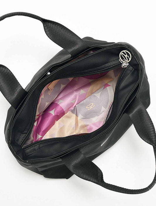 【受注】サボイ　バルーン柄ラインストーン使い3層式手提げ