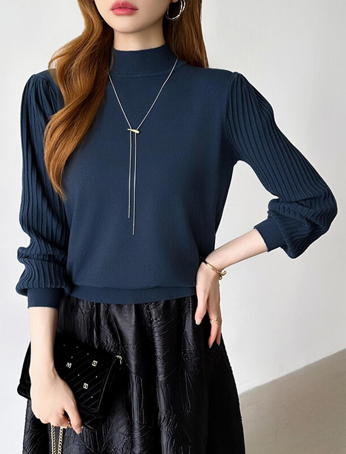 ヘビロテ必須！プリーツスリーブニット | Northmall（ノースモール