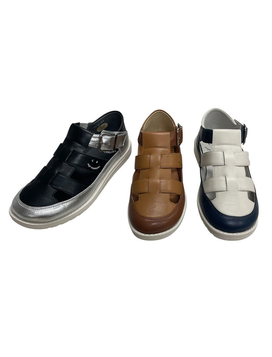 バイカラー・コンフォートグルカサンダル