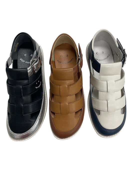 バイカラー・コンフォートグルカサンダル