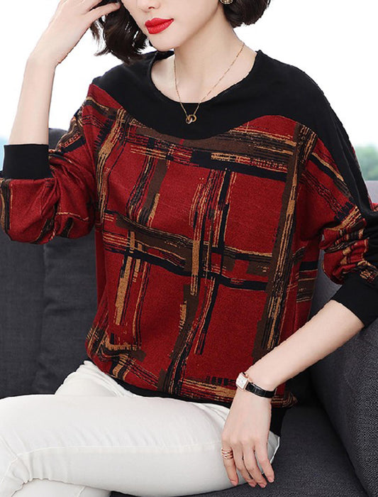 異素材切替えモード系トップス