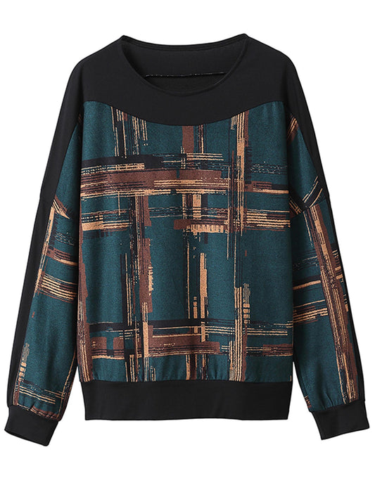 異素材切替えモード系トップス