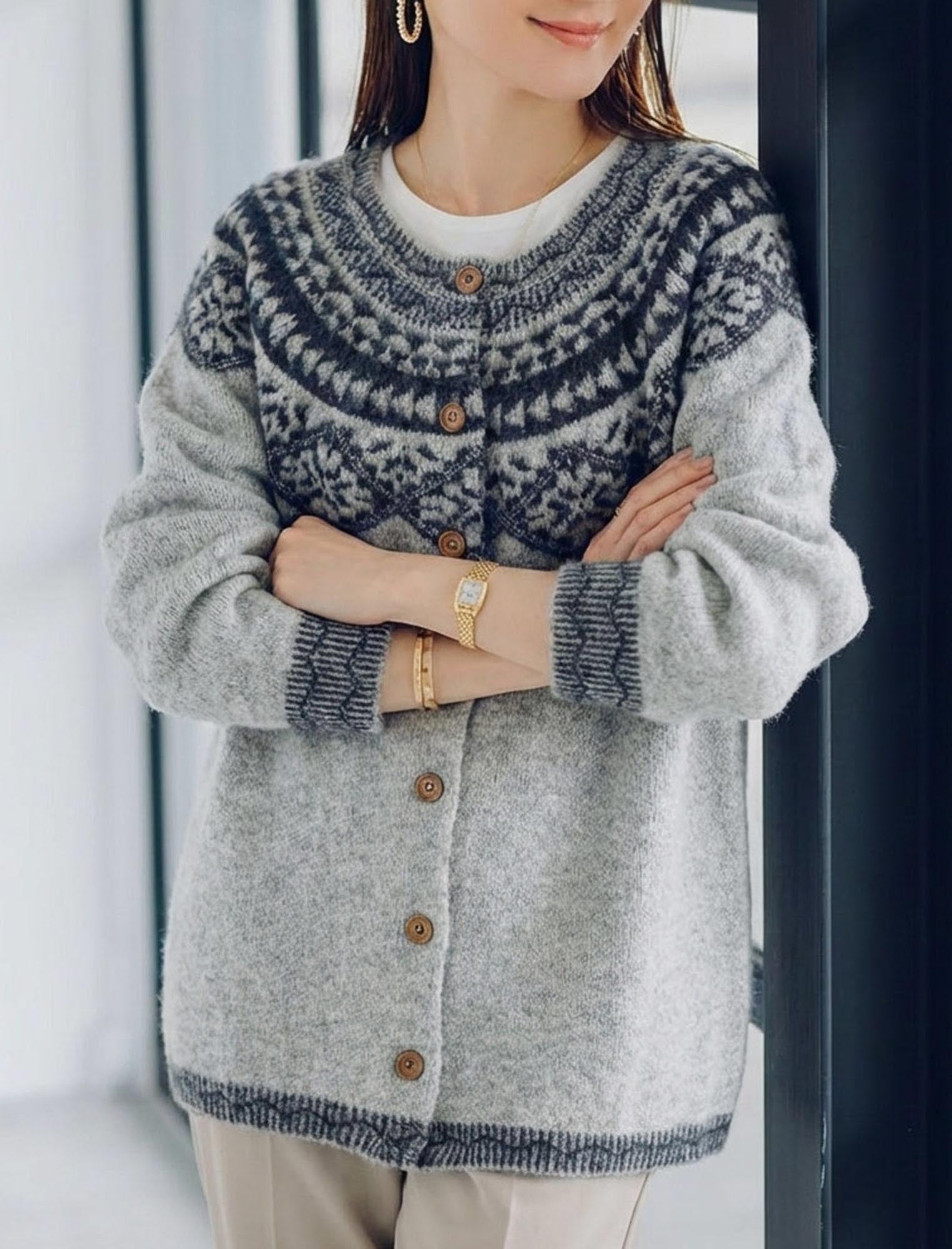 コトリワークス ウールスムース カーディガン ニット レディース インナー にも コトリワークス ウールスムース カーディガン ニット レディース