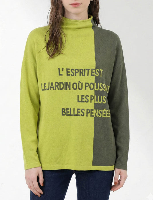 配色ロゴニット