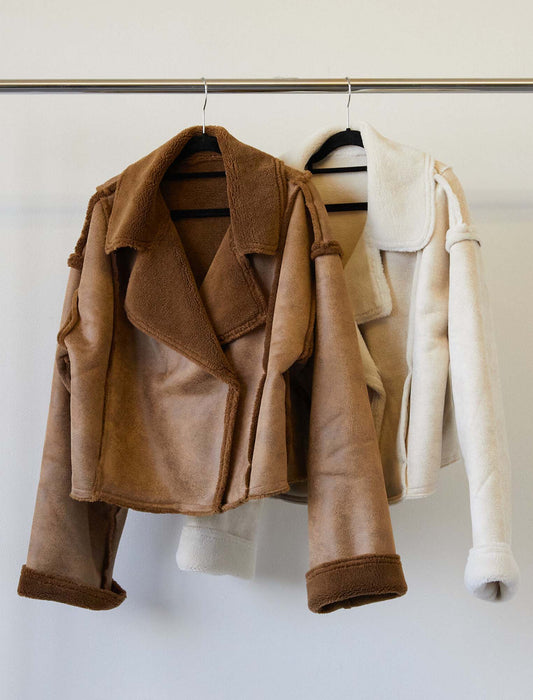 フェイクムートンライダースジャケット